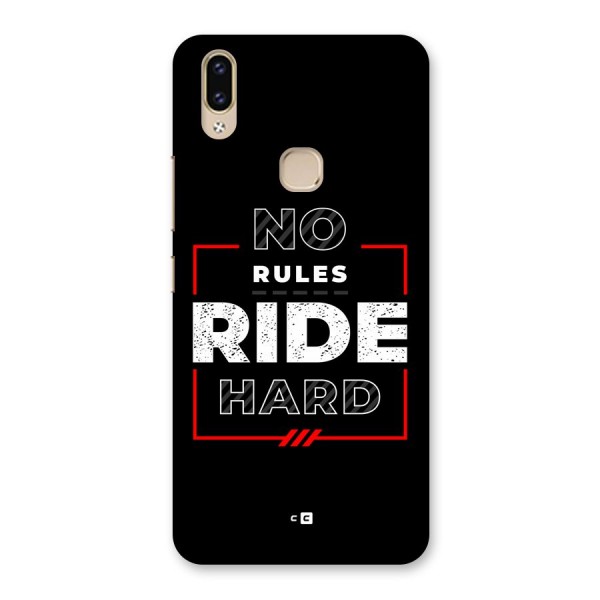 Rules Ride Hard Back Case for Vivo V9