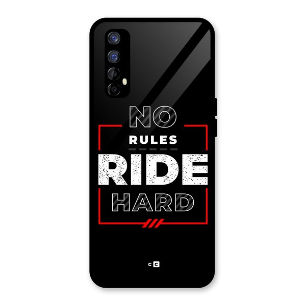 Rules Ride Hard Glass Back Case for Realme 7