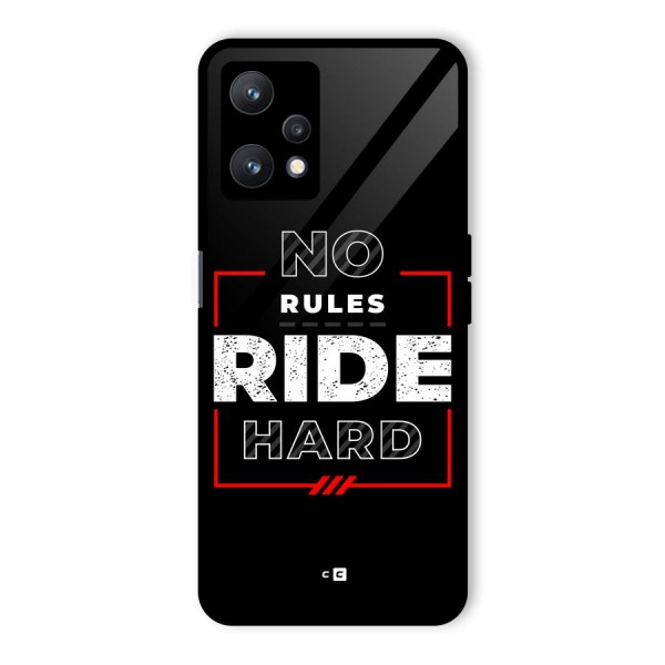 Rules Ride Hard Glass Back Case for Realme 9 Pro 5G