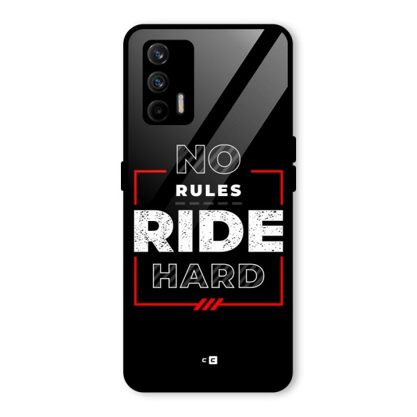 Rules Ride Hard Glass Back Case for Realme GT 5G