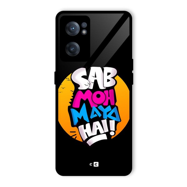 Sab Moh Maya Hai Glass Back Case for OnePlus Nord CE 2 5G