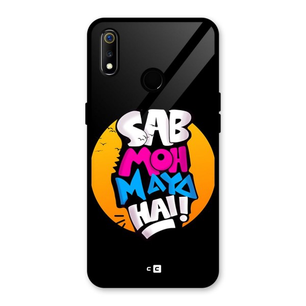 Sab Moh Maya Hai Glass Back Case for Realme 3