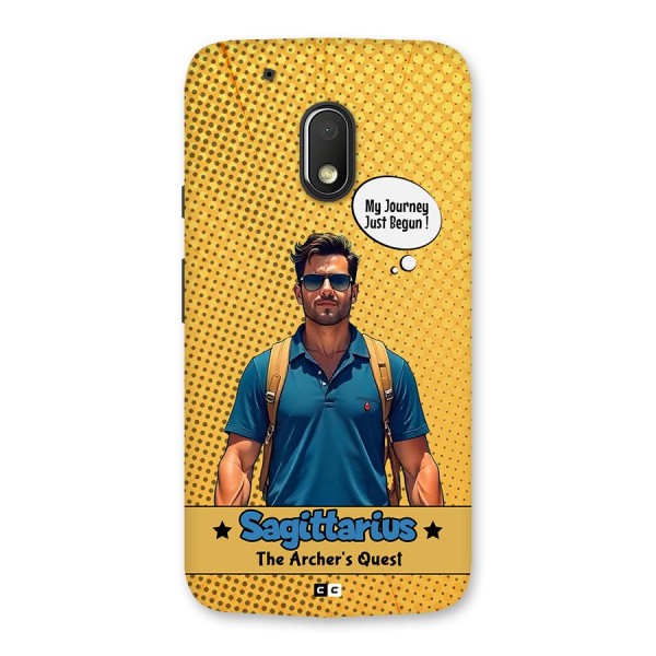 Sagittarius Quest Back Case for Moto G4 Play