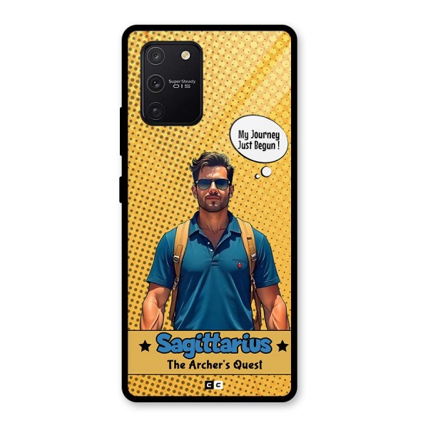 Sagittarius Quest Glass Back Case for Galaxy S10 Lite