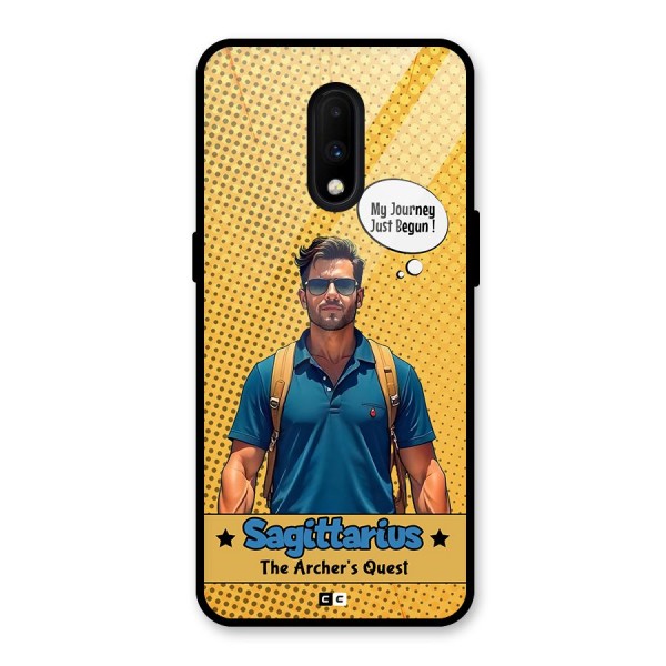 Sagittarius Quest Glass Back Case for OnePlus 7