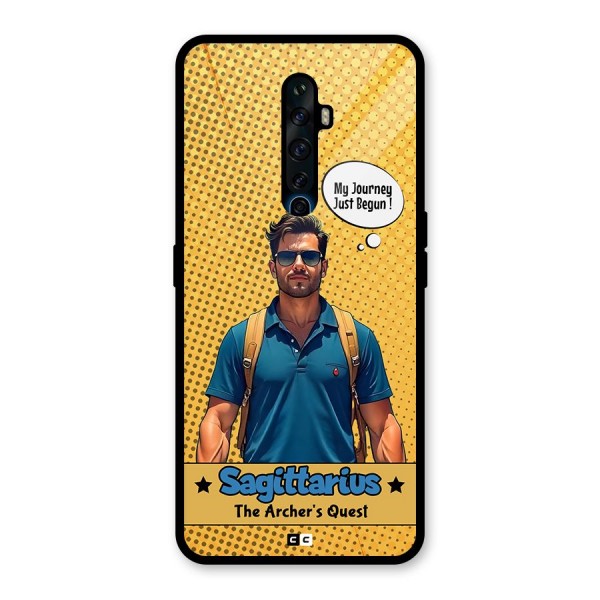 Sagittarius Quest Glass Back Case for Oppo Reno2 F