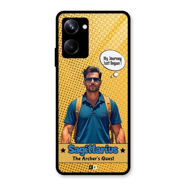 Sagittarius Quest Glass Back Case for Realme 10 Pro