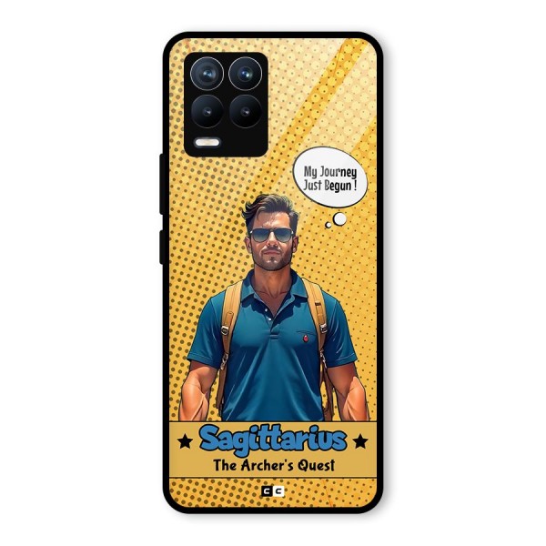 Sagittarius Quest Glass Back Case for Realme 8 Pro