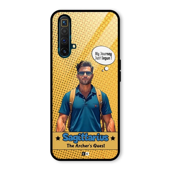 Sagittarius Quest Glass Back Case for Realme X3 SuperZoom