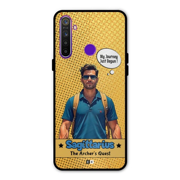 Sagittarius Quest Metal Back Case for Realme 5