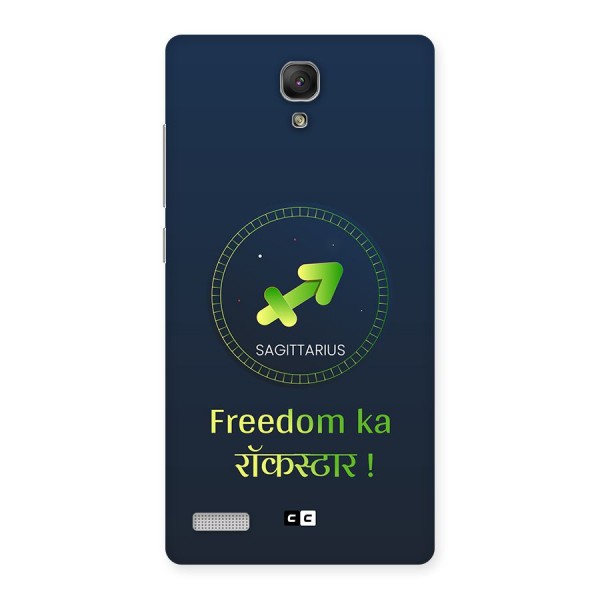 Sagittarius Rockstar Back Case for Redmi Note