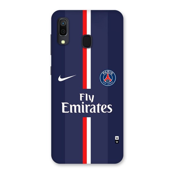 Saint Paris Jersey Back Case for Galaxy A20