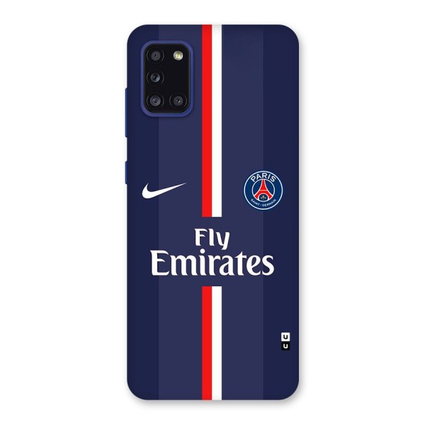 Saint Paris Jersey Back Case for Galaxy A31