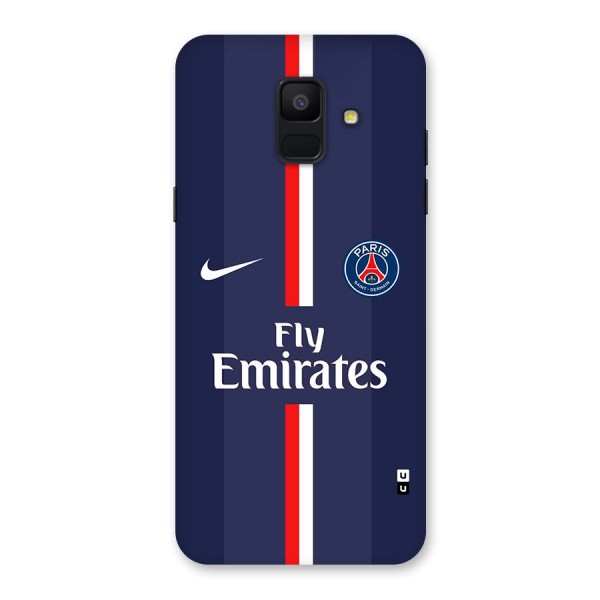 Saint Paris Jersey Back Case for Galaxy A6 (2018)