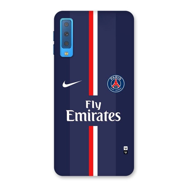 Saint Paris Jersey Back Case for Galaxy A7 (2018)