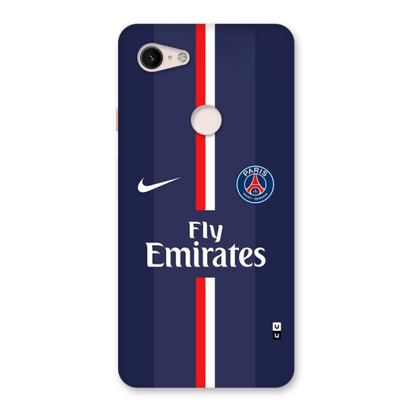 Saint Paris Jersey Back Case for Google Pixel 3 XL