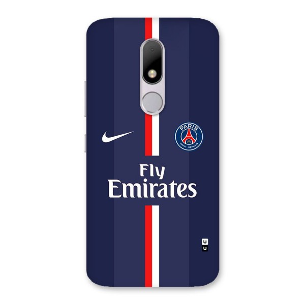 Saint Paris Jersey Back Case for Moto M