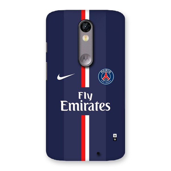 Saint Paris Jersey Back Case for Moto X Force