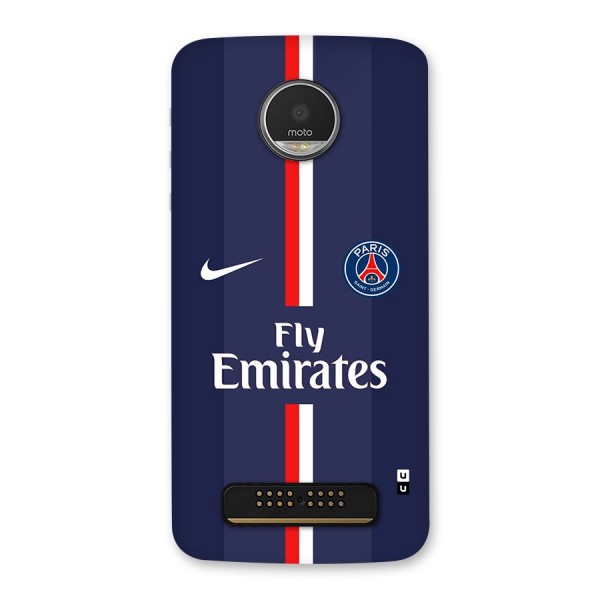 Saint Paris Jersey Back Case for Moto Z Play