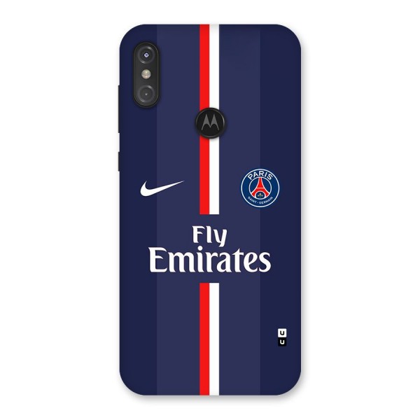 Saint Paris Jersey Back Case for Motorola One Power