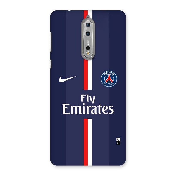 Saint Paris Jersey Back Case for Nokia 8