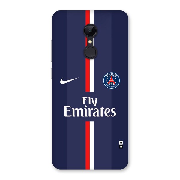 Saint Paris Jersey Back Case for Redmi 5