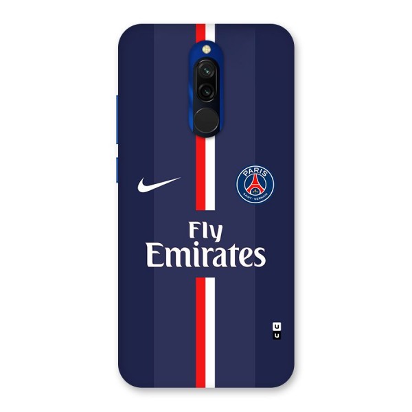 Saint Paris Jersey Back Case for Redmi 8