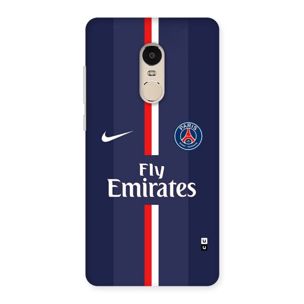 Saint Paris Jersey Back Case for Redmi Note 4