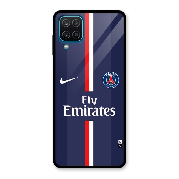 Saint Paris Jersey Glass Back Case for Galaxy A12