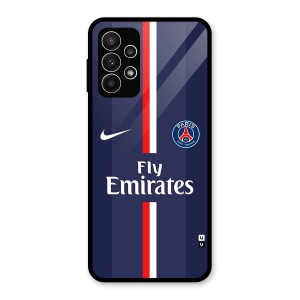 Saint Paris Jersey Glass Back Case for Galaxy A23