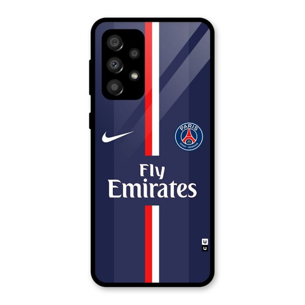 Saint Paris Jersey Glass Back Case for Galaxy A32