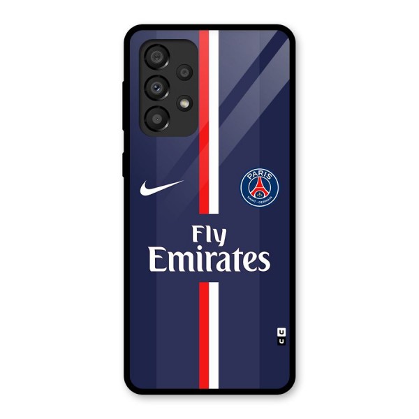 Saint Paris Jersey Glass Back Case for Galaxy A33 5G