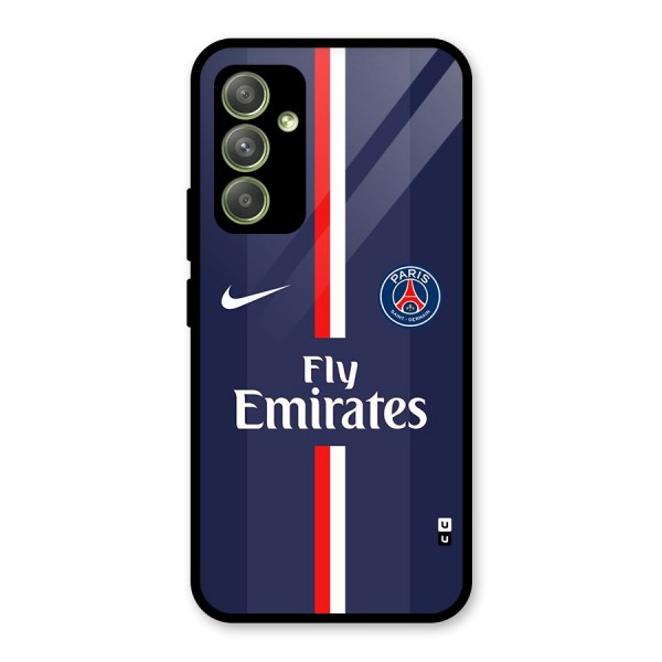 Saint Paris Jersey Glass Back Case for Galaxy A54