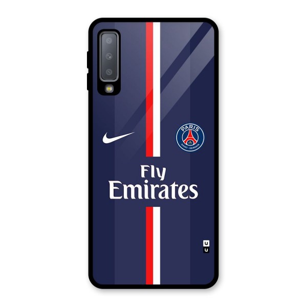 Saint Paris Jersey Glass Back Case for Galaxy A7 (2018)