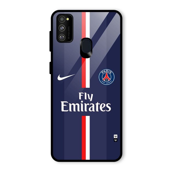 Saint Paris Jersey Glass Back Case for Galaxy M30s