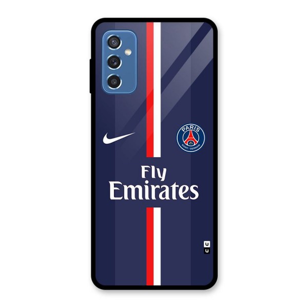 Saint Paris Jersey Glass Back Case for Galaxy M52 5G