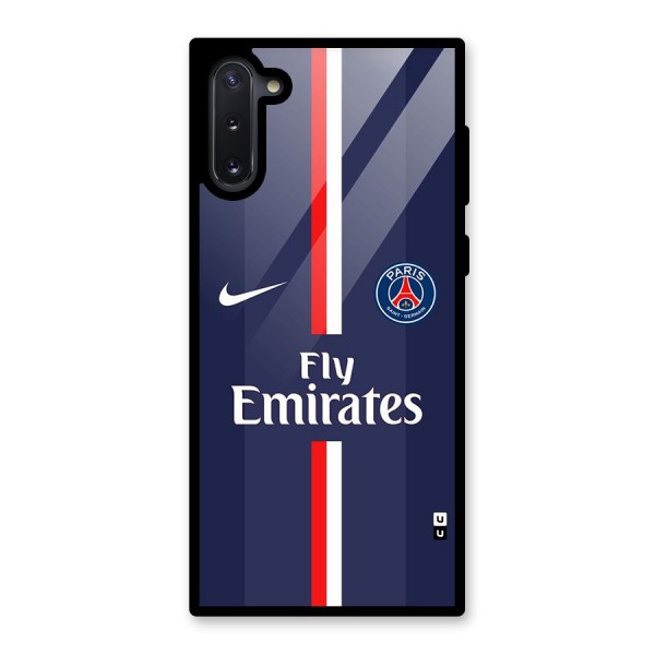 Saint Paris Jersey Glass Back Case for Galaxy Note 10