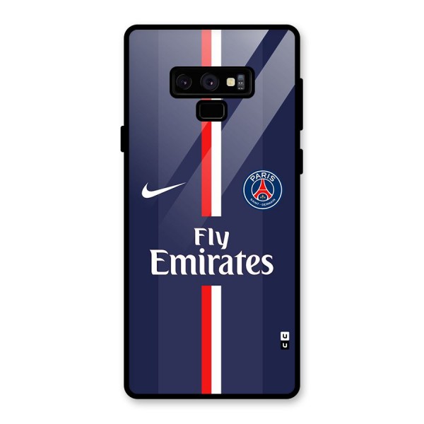 Saint Paris Jersey Glass Back Case for Galaxy Note 9