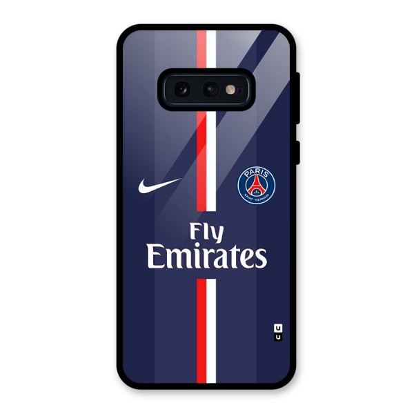 Saint Paris Jersey Glass Back Case for Galaxy S10e