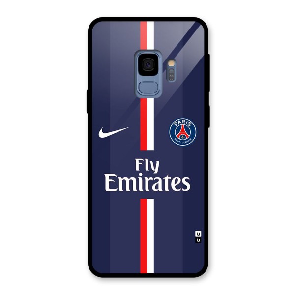 Saint Paris Jersey Glass Back Case for Galaxy S9