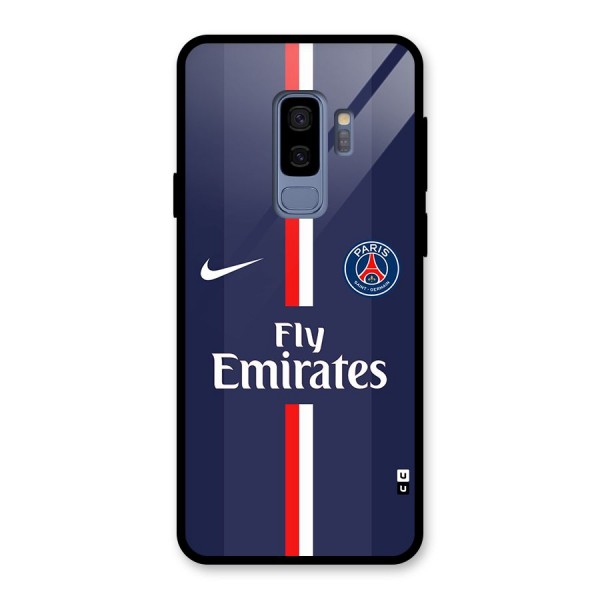 Saint Paris Jersey Glass Back Case for Galaxy S9 Plus