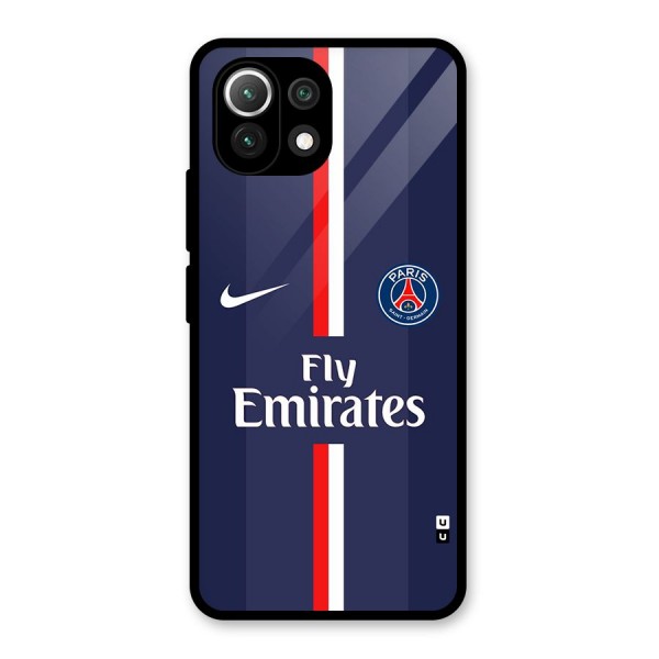 Saint Paris Jersey Glass Back Case for Mi 11 Lite