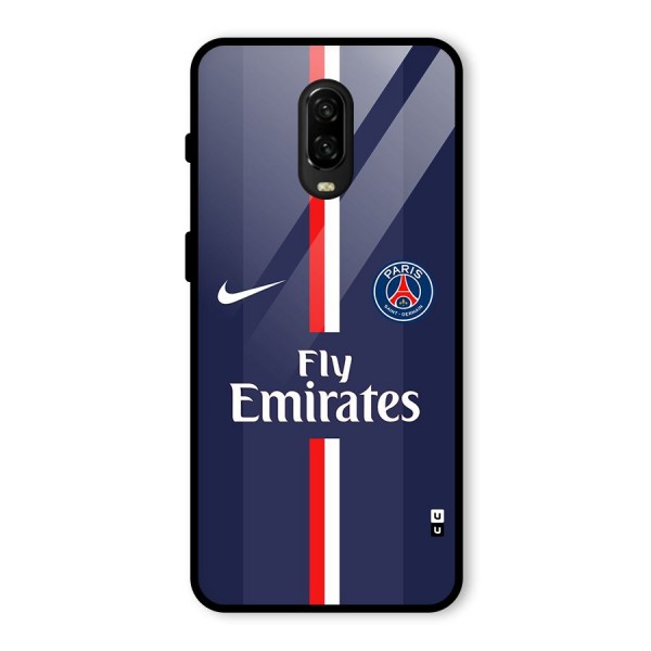 Saint Paris Jersey Glass Back Case for OnePlus 6T