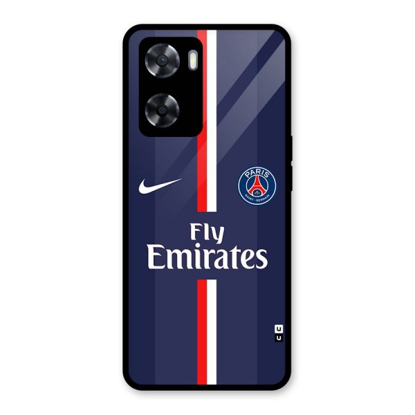 Saint Paris Jersey Glass Back Case for Oppo A57 2022