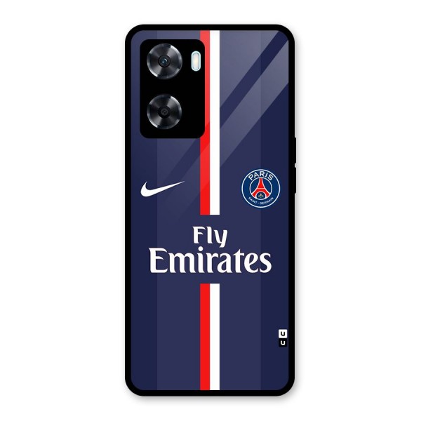 Saint Paris Jersey Glass Back Case for Oppo A77s