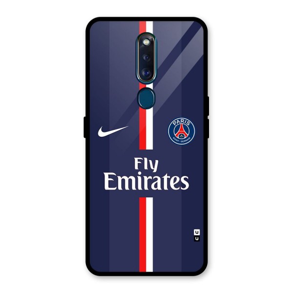 Saint Paris Jersey Glass Back Case for Oppo F11 Pro