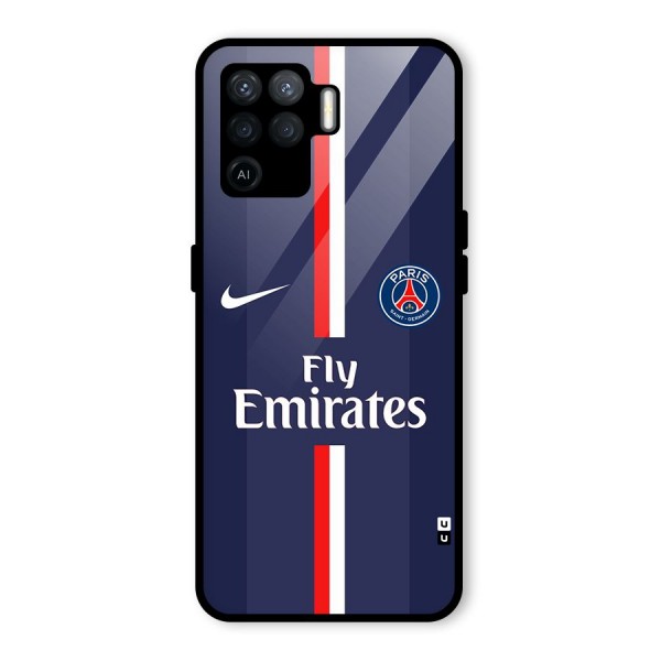 Saint Paris Jersey Glass Back Case for Oppo F19 Pro