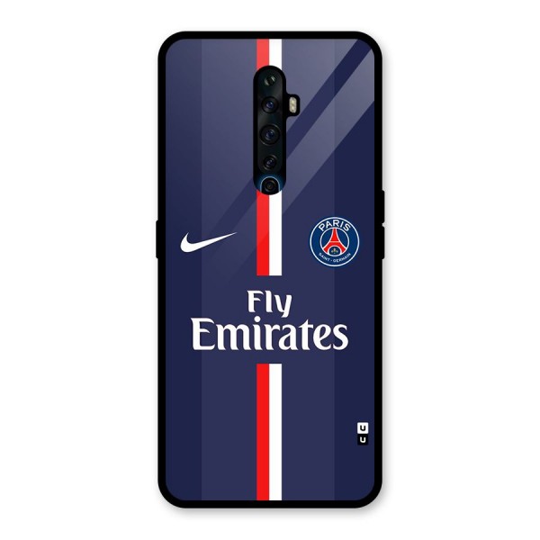 Saint Paris Jersey Glass Back Case for Oppo Reno2 F