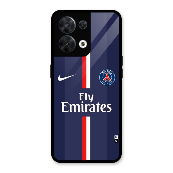 Saint Paris Jersey Glass Back Case for Oppo Reno8 5G