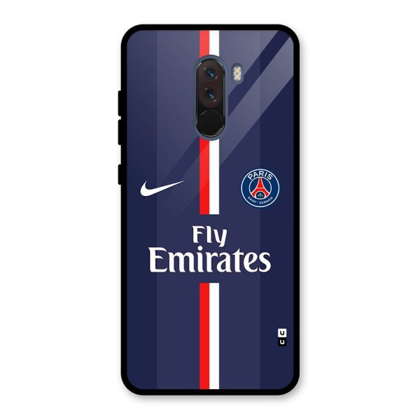 Saint Paris Jersey Glass Back Case for Poco F1